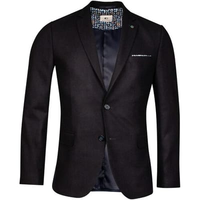 Giordano Colbert Robert Wool Mix Faux Uni Subtle Mélange  Dark Navy / male
