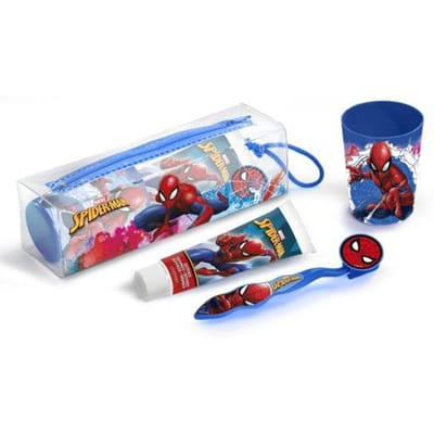 Spider-Man Spiderman toilettasje met tandenonderhoudset Opmaken en sieraden