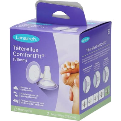 Lansinoh Borstschilden - 2 Stuks - Comfort Fit - 36 mm