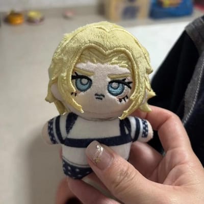 10cm Jonathan Joestar Pluche Poppen Hanger Bedrukt Verzamelen Anime Jojo's Bizarre Knuffel Speelgoed Fan Verjaardagscadeaus Randapparatuur Speelgoed 10cm