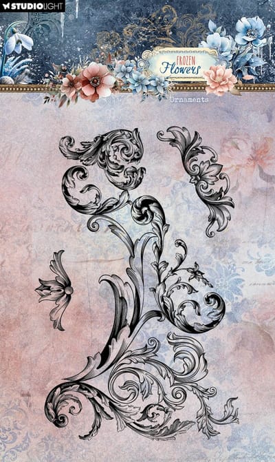 Clear stamps Ornaments - Frozen flowers nr. 771