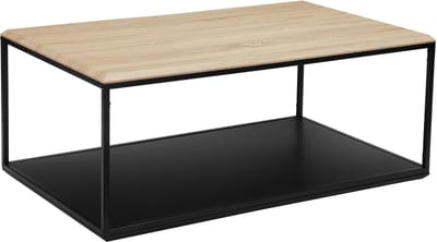 Nathan-Salontafel - Zwart Eikenlook