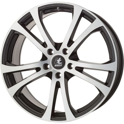 Lichtmetalen velg 20'' ITWHEELS Michelle 5x108 8,5J ET45, Kleur Matt Zwart Gepolijst