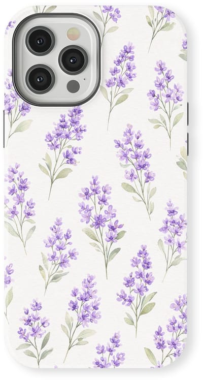 Bloemen Design Hoesje geschikt voor iPhone 12 Pro | Flower Print Tough Case met Mag | Shockproof | Bloemen Motief Backcover geschikt voor iPhone 12 Pro Provence Garden