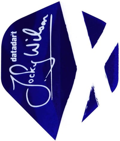 Dart Flights - Vliegjes - Precisie Darten - 100 Micron Materiaal - Standaard Vorm - Blauw