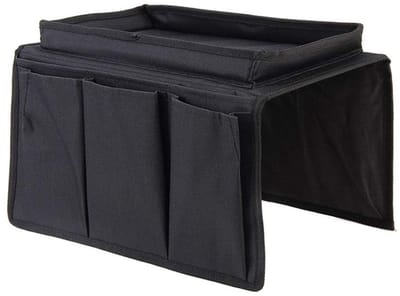 Dailygoods- Opbergtas Grote Capaciteit - Hangtas Bank - Sofa Armsteun Organizer - Opbergtas voor Afstandsbediening - Perfecte Afmetingen 31x19x18 cm - Eenvoudig te Gebruiken - Opbergzak
