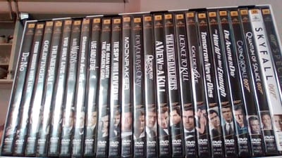 de james bond dvd  collectie