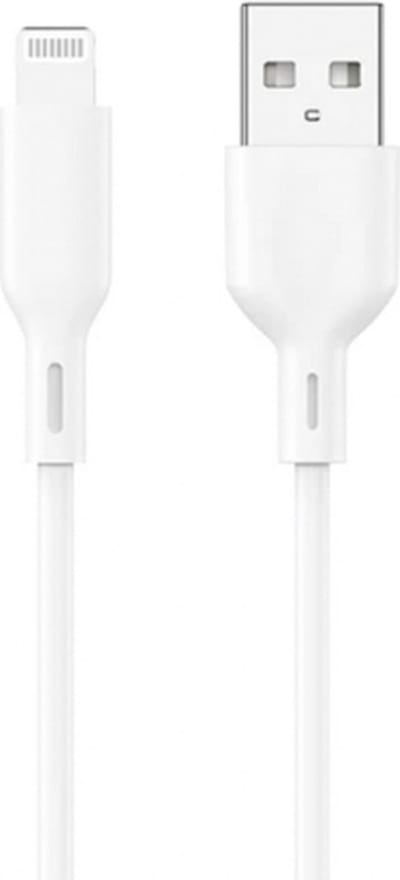 Oplaadkabel - 1M - USB naar Lightning - kabel geschikt voor Apple iPhone 6, 7, 8, X, XS, XR, 11, 12, 13, 14, Mini, Pro Max