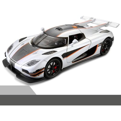 1:24 Knsg Eén:1 Beperkte Editie Hypercar Legering Model Metaal Diecast Auto Geluid En Licht Pull Back Speelgoed Verzamelingen Verjaardagscadeaus