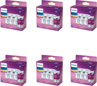 Philips Voordeelverpakking - GU10 - LED Spotlamp - 35W - Niet Dimbaar - Warmwit Licht - Set van 18 Stuks