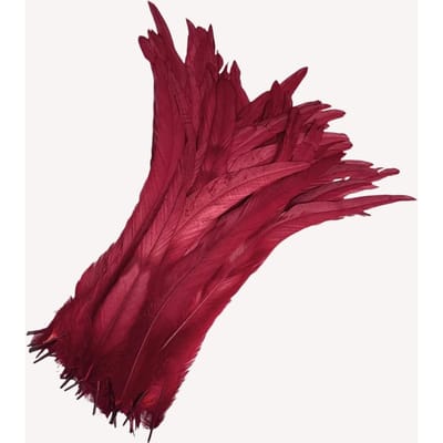 100 stuks 25-45 cm DIY Hanenveer Knutselen Naaien Kleding Decor Pluim Huisfeest Dames Veren Hoofddeksel Bruiloft Accessoires 30-35CM