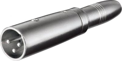 Electrovision XLR (m) - 6,35mm Jack stereo (v) adapter