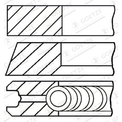 Goetze Engine Zuigerveren set GOETZE 08-432900-00