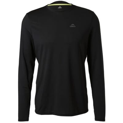 CRIVIT Heren sportshirt (Zwart, S)
