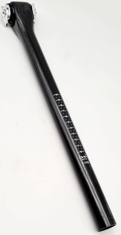 Fiets Zadelpen - Racefiets MTB Pen - Fietsen Onderhoud - Lichtgewicht Carbon - 27.2 x 400mm - Zwart