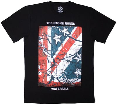 The Stone Roses - Waterfall Heren Tshirt - S - Zwart