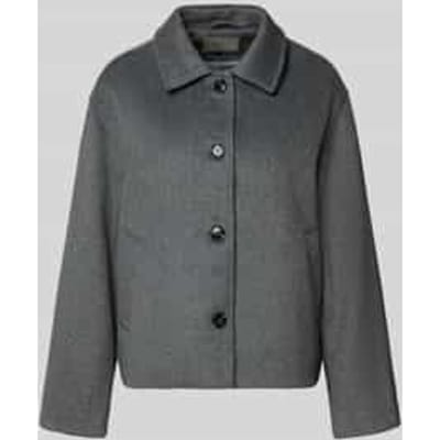 Wollen jack met platte kraag, model 'Hamra'