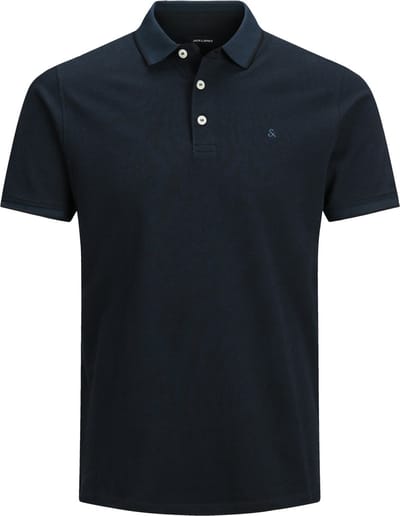 Jack & Jones Heren Polo JJEPAULOS bequem Blauw XXL Volwassenen