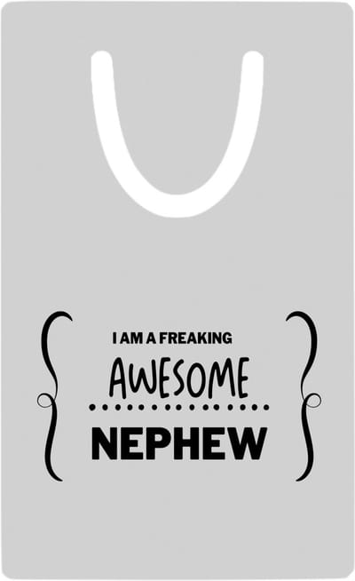 Hacebo® - I am a freaking awesome nephew metalen boekenlegger - Neef - beste neef - liefste neef - verjaardag - cadeau - kado - bedankje - geschenk Bladwijzer boekenleggers - 7.6 cm x 5cm