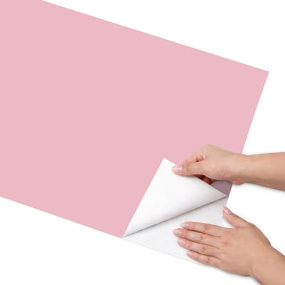 Coloray Meubel Wrap Folie - Roze Meubelfolie - 50x100 cm - Meubelfolie Zelfklevend Lichtroze - Wrapfolie Keuken - Minimalist Meubelfolie - Decoratiefolie - Tafeldecoratie - Achtergronden en patronen