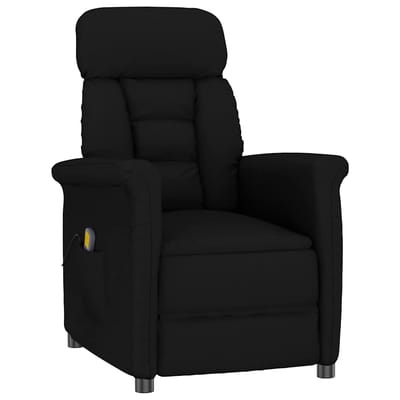 vidaXL - Massagestoel - met - kussen - Zwart - 70.5 - x - 96.5 - x - 95 - cm - Kunstleer