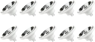 Spectrum GU10 LED Spot AR111 - 10 Watt - 230V - 800 Lumen - 3000K Warm wit - Gezellig licht - Energiezuinig - 10 stuks