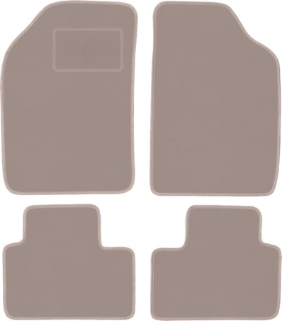 Beige veloursmatten voor: Lancia Ypsilon I hatchback (1996-2003)