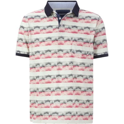 Babista herren Poloshirt - 48/50 - rood - Plus Size