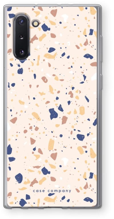 Case Company® - Hoesje geschikt voor Samsung Galaxy Note 10 hoesje - Terrazzo N°23 - Soft Cover Telefoonhoesje - Bescherming aan alle Kanten en Schermrand