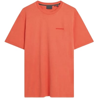T-shirt Korte Mouw Superdry T-shirt Overdyed Logo Loose manches courtes