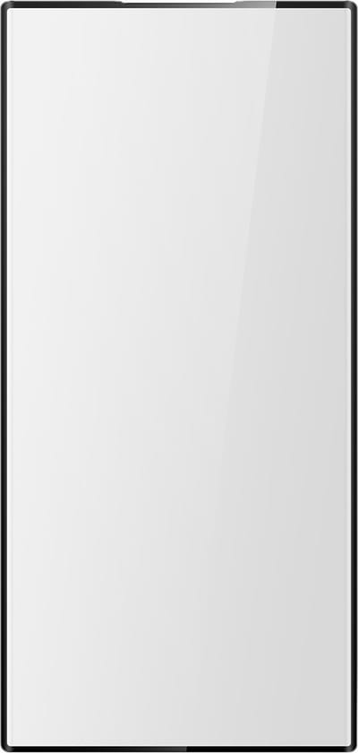 X-One, Tempered Glass Screenprotector Geschikt voor Samsung S22 Ultra, Zwart