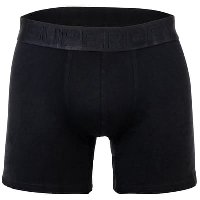Superdry BOXER TRIPLE PACK Heren Onderbroek - Raven Black Marl