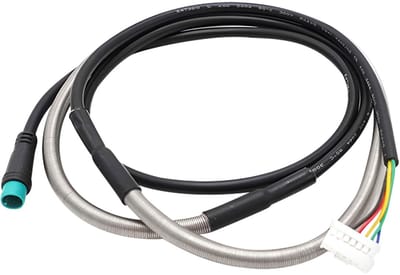 Xiaomi, Dashboard Display Kabel geschikt voor Xiaomi Scooter 4 Pro Max - 1.35m, Zwart / Zilver
