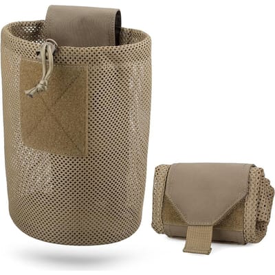 Tactische Molle Dump Pouch Outdoor Roll-Up Trekkoord Magazine Utility Opvouwbare Taille Tas Mesh Opvouwbare Sport Jacht EDC Zak voor Thuis