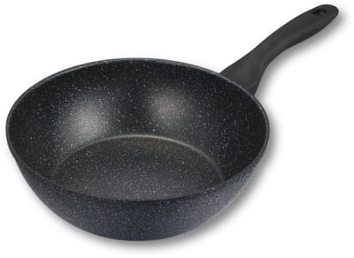 Wokpan Ø 28cm - Alle Warmtebronnen - Keramisch - Anti-Aanbak - Inductie - PTFE en PFAS vrij