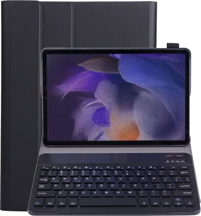 Hoes - Geschikt voor Samsung Galaxy Tab A8 - Keyboard Book Cover - Toetsenbord Case - Hoesje - Zwart