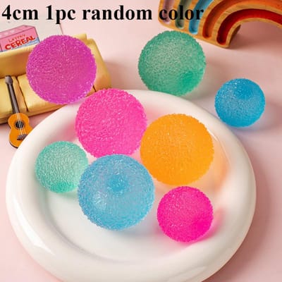 4 Kleuren Ventilerende Ballen Squishy Fidget Speelgoed Langzame Terugslag Angstverlichting Zacht Sensorisch Knijpspeelgoed voor Volwassenen Kinderen Verjaardagscadeaus orange