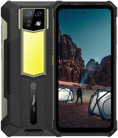 Ulefone Armor 24 Robuuste Telefoon 22000mAh Tot 24GB+ 256GB 6.78' 120Hz Smartphone 64MP + NFC Telefoon LED Licht Globale Versie