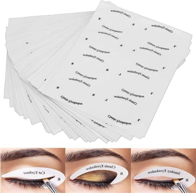 Eyeliner en Oogschaduw Sjabloon Set - Handige Make-up Tool voor Beginners - Oogmake-up Sjablonen met Stickers voor Perfecte Lijnen en Kleuren