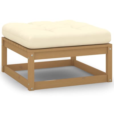 vidaXL - 5-delige - Loungeset - met - kussens - massief - grenenhout