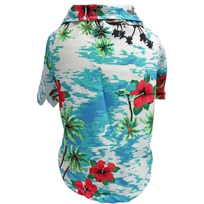 T-shirts pour chiens de style plage hawaïenne, vêtements d'été fins et respirants pour petits chiens, chiots, chats, chihuahuas XXL