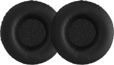 kwmobile 2x oorkussens geschikt voor Sennheiser HD25 / HD25-1 II / HD250BT - Earpads voor koptelefoon in zwart