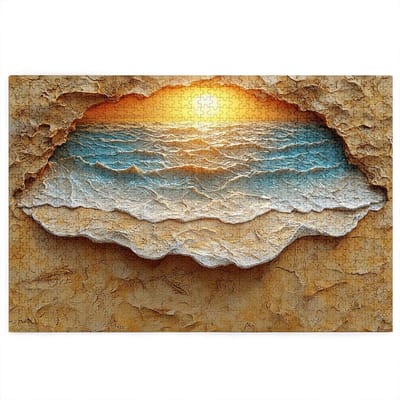 Puzzel 2000 stukjes - Abstracte puzzel - Ontspanning thuis - Letters op achterkant - 100x71 cm - Meerkleurig