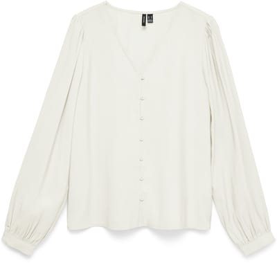VERO MODA - VMLOUISA LS SHIRT WVN NOOS - Dames - Blouses