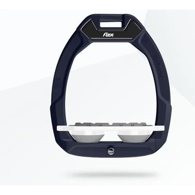 Veiligheidseisen voor paardrijden Plat Grip Bruin/Wit/Grijs Flex-On Safe-On