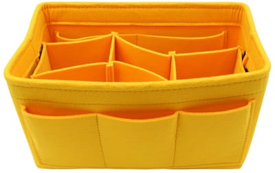 Dailygoods- Handtasorganizer Vilten - Tas Organizer - Cosmetische Organizer - Kantoor Organizer - Babyverzorging Organizer - 26x14x15cm - Tasorganizer
