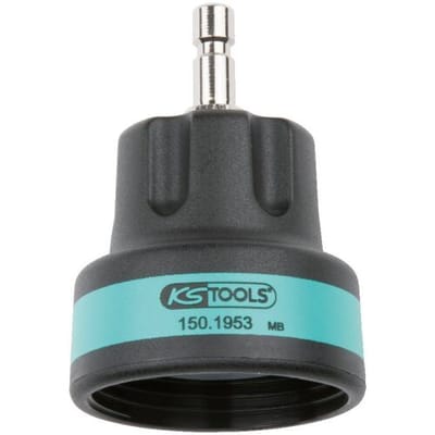 KS Tools 150.1953 Koelvloeistofkoelingsadapter M46 x 3,0, turkoois