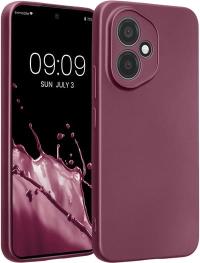 kwmobile metallic telefoonhoesje van TPU - geschikt voor HONOR 400 - Flexible case voor smartphone - In metallic lila