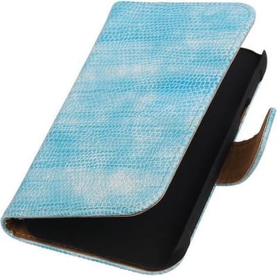 Samsung Galaxy Xcover 3 Bookstyle Wallet Hoesje Mini Slang Blauw - Cover Case Hoes