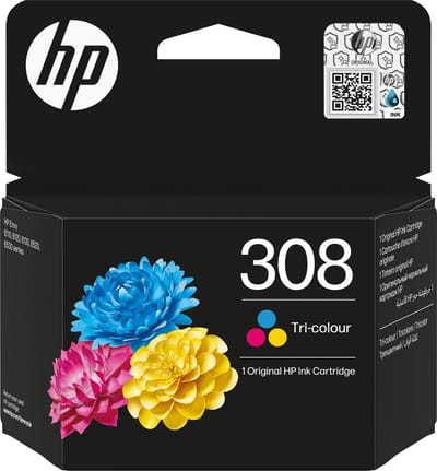 HP 308 - Inktcartridge - Origineel - Standaard capaciteit - Kleuren